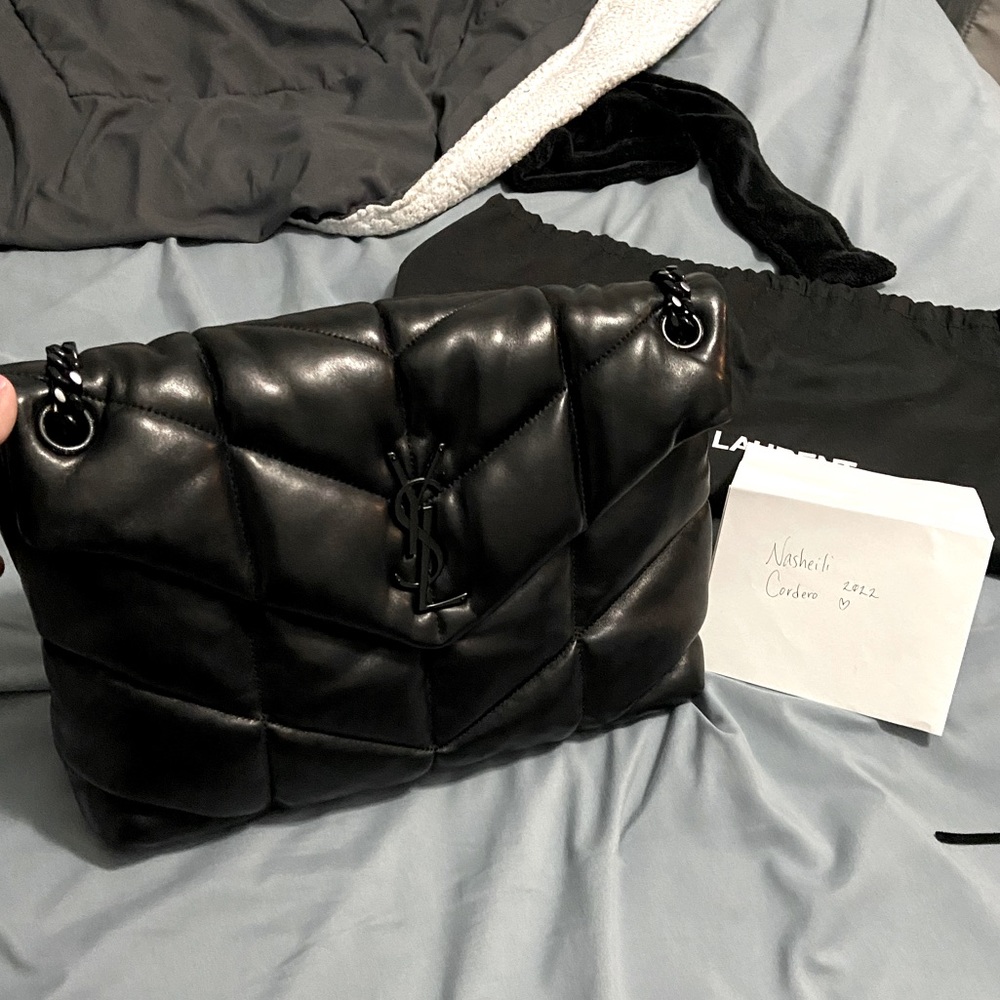 Yves Saint Laurent Medium Puffer Purse 🖤 SOLD OFFSITE 😇